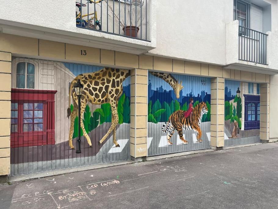 Luxe Studio Chic Aux Buttes-Aux-Cailles A 5Min Du Metro, Parking Prive Disponible Paris Luaran gambar